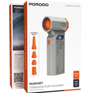 جت فن شارژی پرودو مدل Porodo Rushjet PDMENGZ1GD
