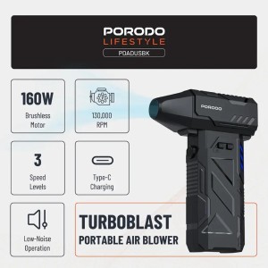 جت فن توربو پرودو مدلPorodo Turboblast Portable Air Blower PDADUS