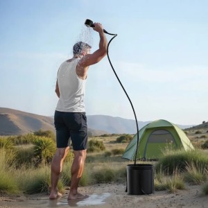 دوش شارژی مخزن دار گرین لاین مدل CAMPING SHOWER