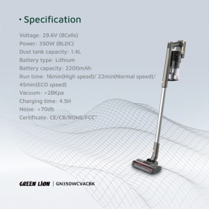 جاروبرقی توربو پرو گرین لاین مدل Turbo Pro Vacuum Cleaner 119420