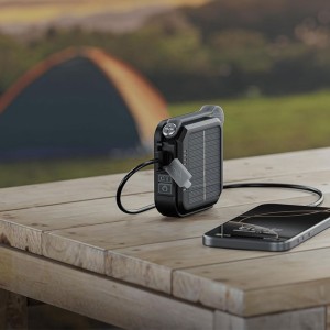 چراغ LED خورشیدی با پاوربانک گرین  لاین مدل Green Lion Solar Lumix LED Light with Power Bank