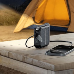 چراغ LED خورشیدی با پاوربانک گرین  لاین مدل Green Lion Solar Lumix LED Light with Power Bank