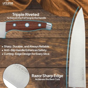 سرویس چاقو لایف اسمایل مدل NSEL-2