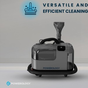 فرش شور بخار دار پاورولوژی 1200W مدل POWEROLOGY PCRTSCGY
