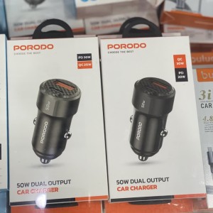 شارژر فندکی 50 وات پرودو مدل Dual Port