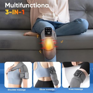 ماساژورتسکین درد زانو گرمکن دار مدل FEVER MASSAGE KNEE PADS AM-11