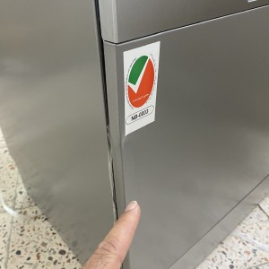 ماشین ظرفشویی 8 نفره رومیزی میدیا مدل wqp8-3802f-s کمی ضربه دار