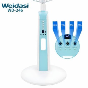 پنکه شارژی خورشیدی ویداسی مدل WEIDASI WD-246S