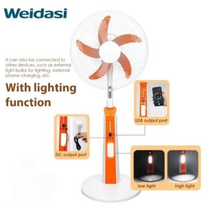 پنکه شارژی خورشیدی ویداسی مدل WEIDASI WD-246S