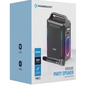 اسپیکر شارژی 300 وات پاورولوژی Powerology Karaoke Party Speaker PW013