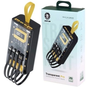 پاوربانک گرین لاین مدل Green Lion Transparent Pro 30000mAh