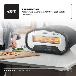 پیتزاپز برقی پرودو porodo electric pizza maker