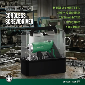 ست 54 تیکه پیچ گوشتی شارژی گرین لاین مدل GSD-54
