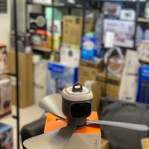 Porodo Lifestyle Camping Rechargeable Ceiling Fan - Gray