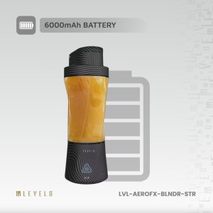 مخلوط کن شارژی قابل حمل لِوِلو Levelo LVL-AEROFX-BLNDR-STR