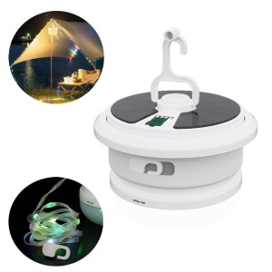 چراغ و ریسه 10 متری کمپینگ خورشیدی گرین لاین مدل Green Lion Solar LED Lumex Camping Light