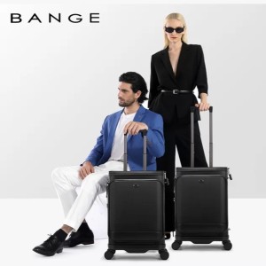 چمدان چرخ‌دار 20 اینچی ضدآب و ضدسرقت 52 لیتری بنج مدل Bange QL701