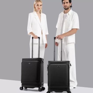 چمدان چرخ‌دار 20 اینچی ضدآب و ضدسرقت 52 لیتری بنج مدل Bange QL701
