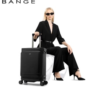 چمدان چرخ‌دار 20 اینچی ضدآب و ضدسرقت 52 لیتری بنج مدل Bange QL701