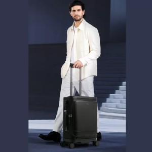 چمدان چرخ‌دار 20 اینچی ضدآب و ضدسرقت 52 لیتری بنج مدل Bange QL701