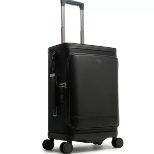 چمدان چرخ‌دار 20 اینچی ضدآب و ضدسرقت 52 لیتری بنج مدل Bange QL701