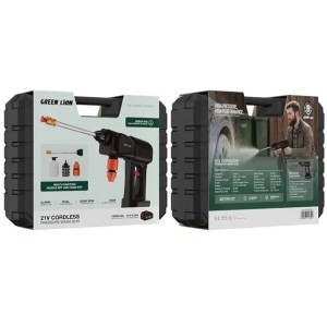 کارواش شارژی 21 ولت گرین لاین مدل Green Lion 21V Cordless Pressure Wash Gun