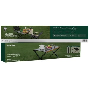 میز تاشو کمپینگ گرین لاین Green Lion مدل CAMP T3