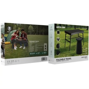 میز وصندلی تاشو کمپینگ گرین لاین مدلGreen Lion Foldable Travel Camping Table