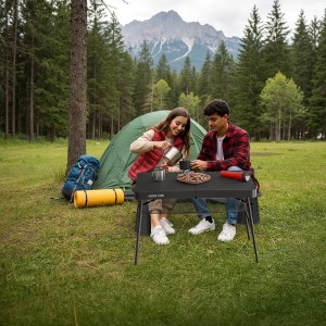 میز وصندلی تاشو کمپینگ گرین لاین مدلGreen Lion Foldable Travel Camping Table