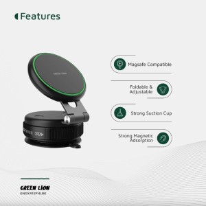 هولدر مگنتی وکیومی خودرو گرین لاین مدل GX-41