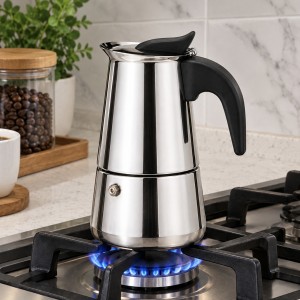 قهوه‌جوش و اسپرسوساز دستی مدل Espresso maker6cup