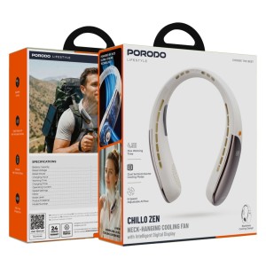 پنکه گردنی بدون پره پرودو Porodo Chillo Zen Neck-Hanging Cooling Fan PDLFSTZH39