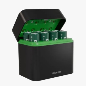باتری قلمی شارژی AA و داک شارژر باتری AA گرین لاین مدل GRB-11