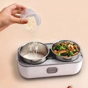 لانچ باکس 2 لیتری برقی ۲ طبقه مدل HM-۰۲