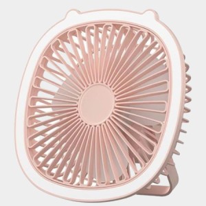 پنکه شارژی رومیزی لامپ دار