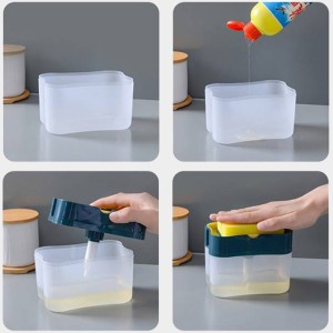 پمپ مایع ظرفشویی Soap Pump Sponge Caddy