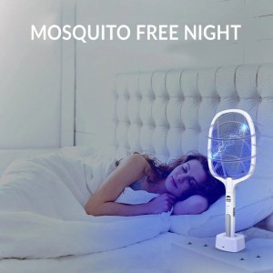 پشه کش راکتی شارژی دو کاره با پایه Mosquito killer Racket KLZ-918