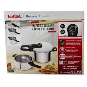 زودپز دوقلو تفال 4 و 6 لیتری Tefal Secure Trendy