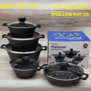 سرویس قابلمه 10 پارچه دنیز مدل Deniz 10B