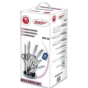 سرویس چاقو آشپزخانه 8 پارچه مایر MR-58