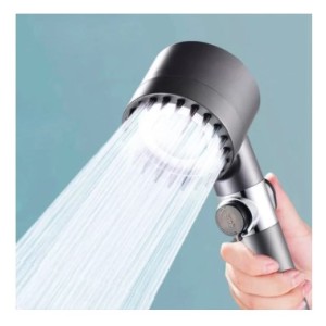 سردوش حمام 4 حالته سیلیکونی افزایش فشار آبTurbocharged Shower Head