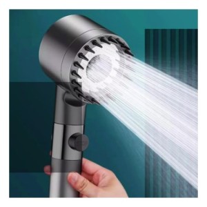 سردوش حمام 4 حالته سیلیکونی افزایش فشار آبTurbocharged Shower Head