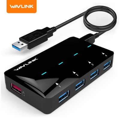 هاب ویولینک ۴ پورت USB 3.0 همراه با FastCharge مدل WL-UH3042P1