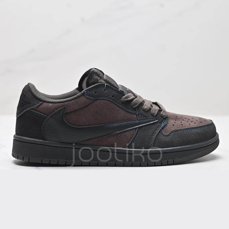 ایر جردن وان لو تراویس اسکات Jordan 1 Retro Low Travis Scott Velvet Brown