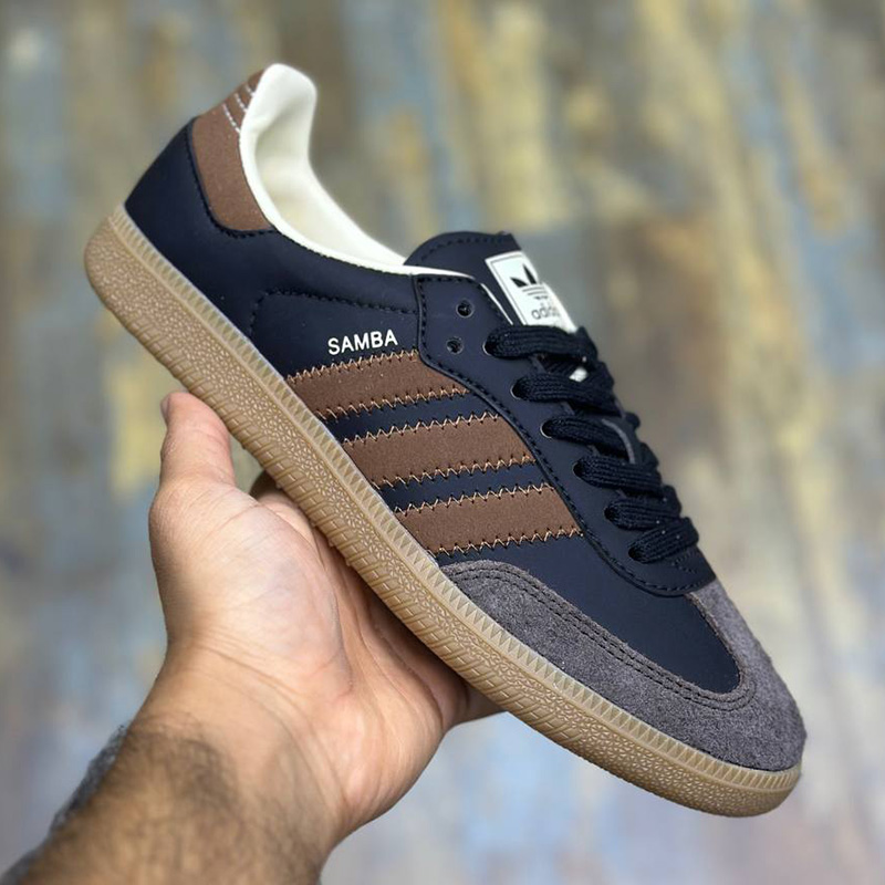 آدیداس سامبا adidas Samba OG Core Black Preloved Brown مشکی قهوه ای
