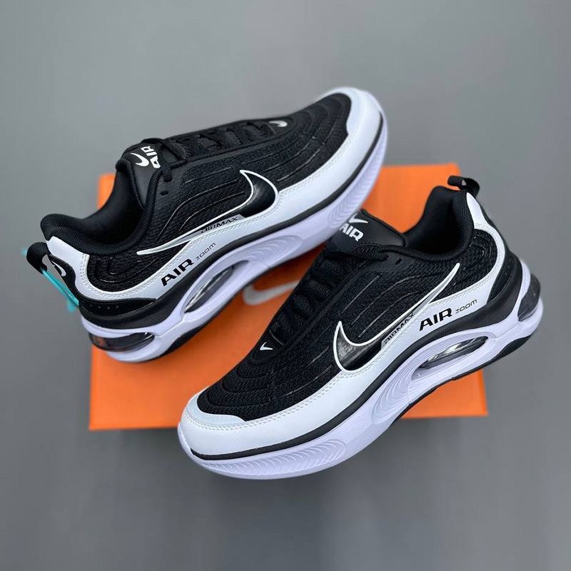 کفش نایک ایرزوم ایرمکس مشکی سفید Nike Air Zoom Air Max