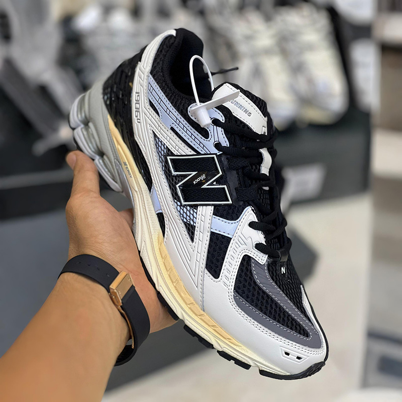کفش نیوبالانس 1906U مشکی سفید خاکستری New Balance 1906U Black Sea Salt Magnet