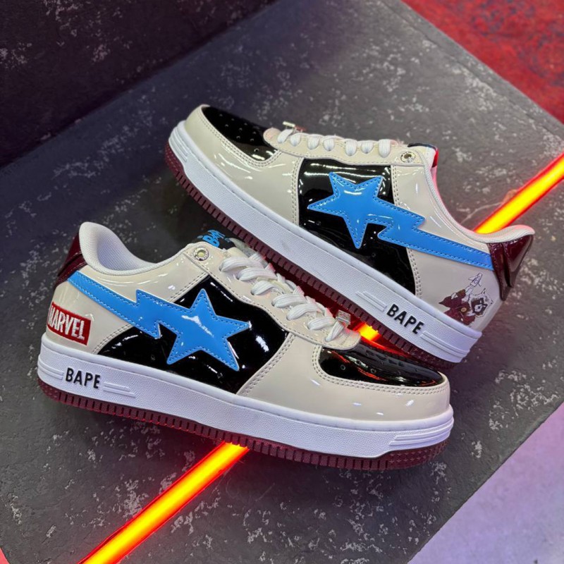 کفش بتینگ ایپ بیپ استا مارول کامیکس راکت راکون A Bathing Ape Bape Sta Marvel Comics Rocket Raccoon