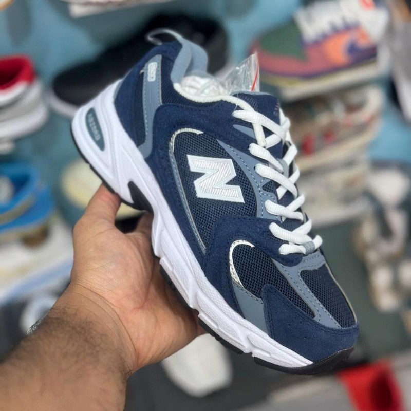 کفش نیوبالانس 530 سرمه‌ای سفید New Balance 530 Navy White