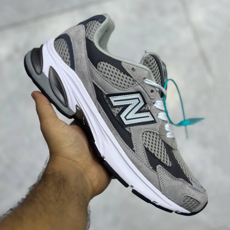 کفش نیوبالانس 2010 طوسی دو رنگ و سفید New Balance 2010 Grey Dual White